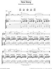 Cover icon of New Slang sheet music for guitar (tablature) by The Shins and James Mercer, intermediate skill level