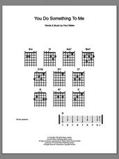 Cover icon of You Do Something To Me sheet music for guitar solo (chords) by Paul Weller, easy guitar (chords)
