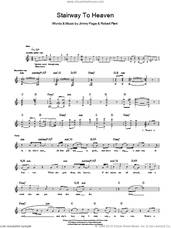 Cover icon of Stairway To Heaven sheet music for bass (tablature) (bass guitar) by Led Zeppelin, Rodrigo y Gabriela, Jimmy Page and Robert Plant, intermediate skill level