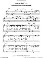 Cover icon of Lost Without You, (easy) sheet music for piano solo by Delta Goodrem, Bridget Benenate and Matthew Gerrard, easy skill level