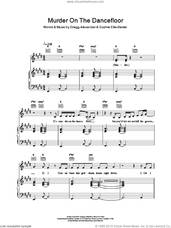 Cover icon of Murder On The Dancefloor sheet music for voice and piano by Sophie Ellis Bextor, Sophie Ellis-Bextor and Gregg Alexander, intermediate skill level