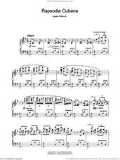 Cover icon of Rapsodia Cubana sheet music for piano solo by Isaac Albeniz, classical score, intermediate skill level