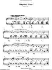Cover icon of Mephisto Waltz sheet music for piano solo by Franz Liszt, classical score, intermediate skill level