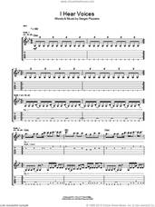 Cover icon of I Hear Voices sheet music for guitar (tablature) by Kasabian and Sergio Pizzorno, intermediate skill level