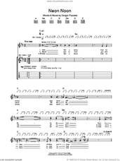 Cover icon of Neon Noon sheet music for guitar (tablature) by Kasabian and Sergio Pizzorno, intermediate skill level