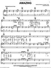 Cover icon of Amazing (It's Amazing) sheet music for voice, piano or guitar by Aerosmith, Richie Supa and Steven Tyler, intermediate skill level