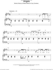 Cover icon of Angels sheet music for voice, piano or guitar by Robbie Williams and Guy Chambers, intermediate skill level