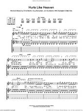 Cover icon of Hurts Like Heaven sheet music for guitar (tablature) by Coldplay, Brian Eno, Chris Martin, Guy Berryman, Jon Buckland and Will Champion, intermediate skill level