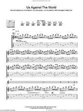 Cover icon of Us Against The World sheet music for guitar (tablature) by Coldplay, Brian Eno, Chris Martin, Guy Berryman, Jon Buckland and Will Champion, intermediate skill level