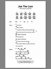 Cover icon of Joe The Lion sheet music for guitar (chords) by David Bowie, intermediate skill level
