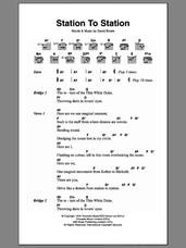 Cover icon of Station To Station sheet music for guitar (chords) by David Bowie, intermediate skill level