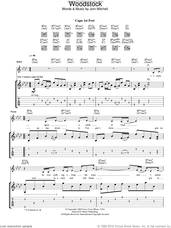 Cover icon of Woodstock sheet music for guitar (tablature) by Eva Cassidy, Joni Mitchell and Matthews Southern Comfort, intermediate skill level