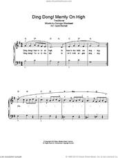 Cover icon of Ding Dong! Merrily On High! sheet music for voice and piano  and George Woodward, intermediate skill level