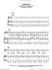 Cover icon of Lightning sheet music for voice, piano or guitar by The Wanted, Ed Drewett, Steve Mac and Wayne Hector, intermediate skill level