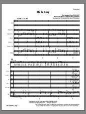 Cover icon of He Is King (complete set of parts) sheet music for orchestra/band by Keith Wilkerson, intermediate skill level