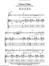 Cover icon of I Know A Place sheet music for guitar (tablature) by Bob Marley and Rita Marley, intermediate skill level