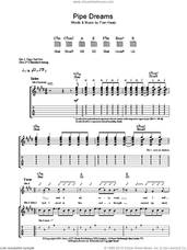 Cover icon of Pipe Dreams sheet music for guitar (tablature) by Merle Travis and Fran Healy, intermediate skill level