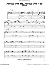 Cover icon of Always With Me, Always With You sheet music for guitar solo (easy tablature) by Joe Satriani, easy guitar (easy tablature)