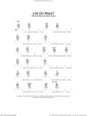 Cover icon of Life On Mars? sheet music for ukulele (chords) by David Bowie, intermediate skill level