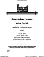 Cover icon of Hosanna, Loud Hosanna sheet music for choir (choral tool kit) by Heather Sorenson, intermediate skill level