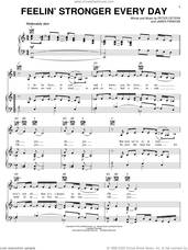 Cover icon of Feelin' Stronger Every Day sheet music for voice, piano or guitar by Chicago, James Pankow and Peter Cetera, intermediate skill level