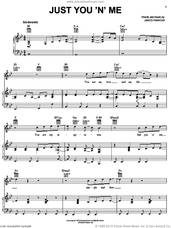 Cover icon of Just You 'N' Me sheet music for voice, piano or guitar by Chicago and James Pankow, intermediate skill level