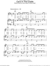 Cover icon of Cat's In The Cradle sheet music for voice, piano or guitar by Harry Chapin and Sandy Chapin, intermediate skill level