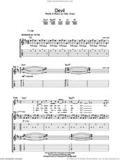 Cover icon of Devil sheet music for guitar (tablature) by Stereophonics and Kelly Jones, intermediate skill level