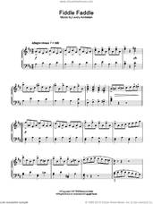 Cover icon of Fiddle Faddle sheet music for piano solo by Leroy Anderson, intermediate skill level
