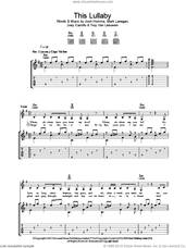 Cover icon of This Lullaby sheet music for guitar (tablature) by Queens Of The Stone Age, Joey Castillo, Josh Homme, Mark Lanegan and Troy Van Leeuwen, intermediate skill level