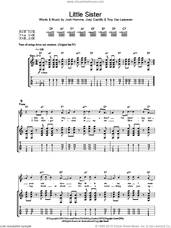 Cover icon of Little Sister sheet music for guitar (tablature) by Queens Of The Stone Age, Joey Castillo, Josh Homme and Troy Van Leeuwen, intermediate skill level