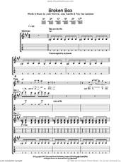 Cover icon of Broken Box sheet music for guitar (tablature) by Queens Of The Stone Age, Joey Castillo, Josh Homme and Troy Van Leeuwen, intermediate skill level