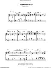 Cover icon of The Minstrel Boy sheet music for piano solo, intermediate skill level