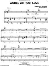 Cover icon of World Without Love sheet music for voice, piano or guitar by Peter and Gordon, Peter & Gordon, The Beatles, John Lennon and Paul McCartney, intermediate skill level
