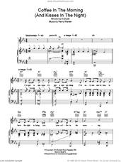 Cover icon of Coffee In The Morning (And Kisses In The Night) sheet music for voice, piano or guitar by Harry Warren, Al Bowlly and Al Dubin, intermediate skill level