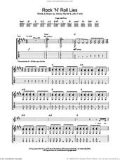 Cover icon of Rock 'N' Roll Lies sheet music for guitar (tablature) by Razorlight, John Fortis and Johnny Borrell, intermediate skill level