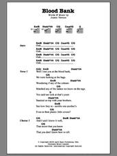 Cover icon of Blood Bank sheet music for guitar (chords) by Bon Iver and Justin Vernon, intermediate skill level