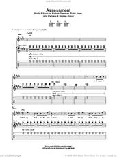 Cover icon of Assessment sheet music for guitar (tablature) by The Beta Band, John MacLean, Richard Greentree, Robin Jones and Stephen Mason, intermediate skill level