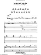 Cover icon of An Honest Mistake sheet music for guitar (tablature) by The Bravery and Samuel Endicott, intermediate skill level