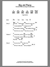 Cover icon of Big Jet Plane sheet music for guitar (chords) by Julia Stone and Angus Stone, intermediate skill level