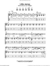 Cover icon of Little James sheet music for guitar (tablature) by Oasis, Liam Gallagher and Noel Gallagher, intermediate skill level