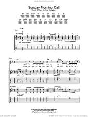 Cover icon of Sunday Morning Call sheet music for guitar (tablature) by Oasis and Noel Gallagher, intermediate skill level