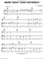 Cover icon of More Today Than Yesterday sheet music for voice, piano or guitar by Spiral Starecase and Pat Upton, intermediate skill level