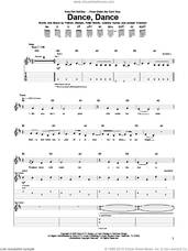 Cover icon of Dance, Dance sheet music for guitar (tablature) by Fall Out Boy, Andrew Hurley, Joseph Trohman, Patrick Stumph and Peter Wentz, intermediate skill level