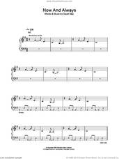Cover icon of Now And Always sheet music for voice, piano or guitar by David Gray, intermediate skill level