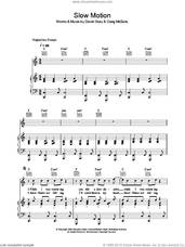 Cover icon of Slow Motion sheet music for voice, piano or guitar by David Gray and Craig McClune, intermediate skill level