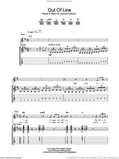 Cover icon of Out Of Line sheet music for guitar (tablature) by The Bravery and Samuel Endicott, intermediate skill level