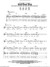 Cover icon of End Over End sheet music for guitar (tablature) by Foo Fighters, Chris Shiflett, Dave Grohl, Nate Mendel and Taylor Hawkins, intermediate skill level