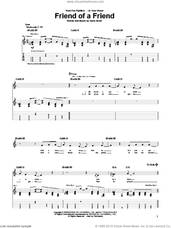 Cover icon of Friend Of A Friend sheet music for guitar (tablature) by Foo Fighters and Dave Grohl, intermediate skill level