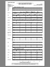 Cover icon of Declaration Of Faith (complete set of parts) sheet music for orchestra/band (Orchestra) by Joseph M. Martin, Edward Mote and John Mason Neale, intermediate skill level